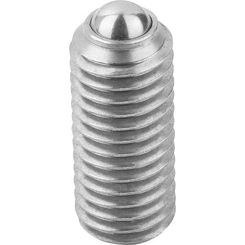 KIPP K0316.2A5 SPRING PLUNGER INTENSIFIED SPRING FORCE D=1/2-13 L=26, STAINLESS STEEL, COMP:BALL STAINLESS STEEL, PU=5 Online Hot Sale