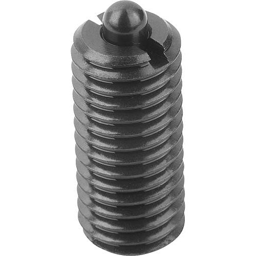 KIPP K0317.1AJ SPRING PLUNGER LIGHT SPRING FORCE D=1/4-28 L=20, STEEL, COMP:PIN STEEL, PU=25 Fashion