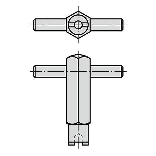 KIPP K0317.912 ASSEMBLY KEY, D=M12, PU=1 Supply