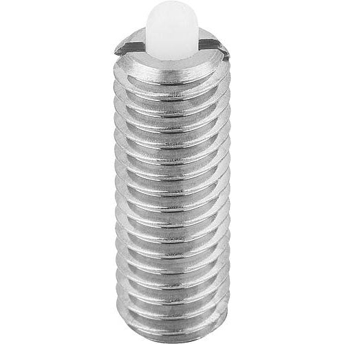 KIPP K0320.05 SPRING PLUNGER STANDARD SPRING FORCE D=M05 L=18, STAINLESS STEEL, COMP:PIN POM Hot on Sale
