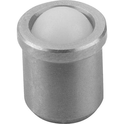 KIPP K0333.308 SPRING PLUNGER SPRING FORCE, SMOOTH VERSION, D=8 L=9, STAINLESS STEEL, COMP:POM, PU=50 Online Sale