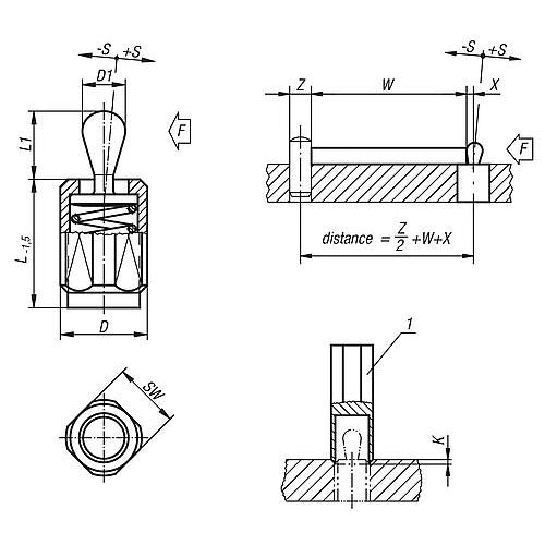 KIPP K0371.06 ASSEMBLY TOOL STEEL Online now