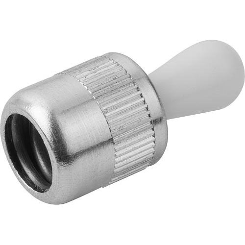 KIPP K0368.72064 LATERAL SPRING PLUNGER, SPRING FORCE W. SEAL D=10, D2=10, L1=10, ALUMINIUM, COMP:POLYACETAL Supply