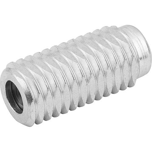 KIPP K0372.1200X16 LATERAL SPRING PLUNGER SPRING FORCE, WITH THREADED SLEEVE WITHOUT THRUST PIN, D=M18X1,5 L=18, FORM:A, STEEL, Online Hot Sale