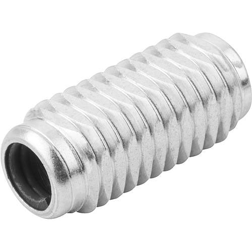 KIPP K0372.2100X29 LATERAL SPRING PLUNGER SPRING FORCE, WITH THREADED SLEEVE WITHOUT THRUST PIN, D=M18X1,5 L=31,5, FORM:B, STEEL, Online Hot Sale