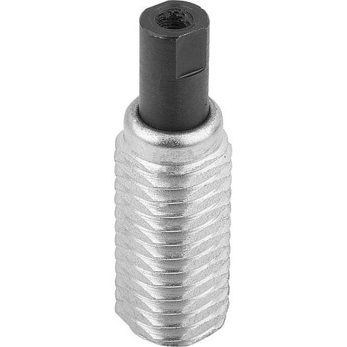 KIPP K0373.1815007 SPRING PUSH-PULL PLUNGER SPRING FORCE, D=M18X1,5, L=29,5, H=7, STEEL, COMP:STEEL Online Hot Sale