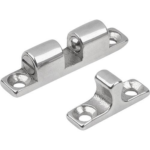 KIPP K0583.700 DOUBLE BALL CATCH, L=70, B=13, H=17, A=60, ZINC CHROMED, COMP:BALL STAINLESS STEEL Online Hot Sale