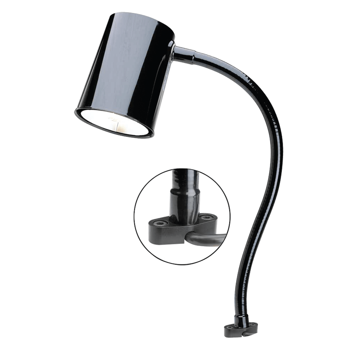 Moffatt KE5095031 Gooseneck Machinery Light – 24" Overall Length – Clamp Mount Online