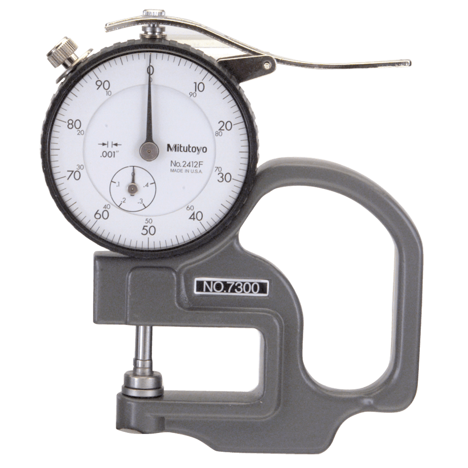 Mitutoyo MT807326S 0.05" Dial Thickness Gage Dial Type Supply