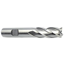 Morse Cutting Tools MT2143565 17/64" Dia. x 3/8" Shank x 3/4" DOC x 2-1/2" OAL, HSS, Uncoated, 4 Flute, Plain, External, Non-Center Cutting, Solid End Mill Series/List #1897 Online now