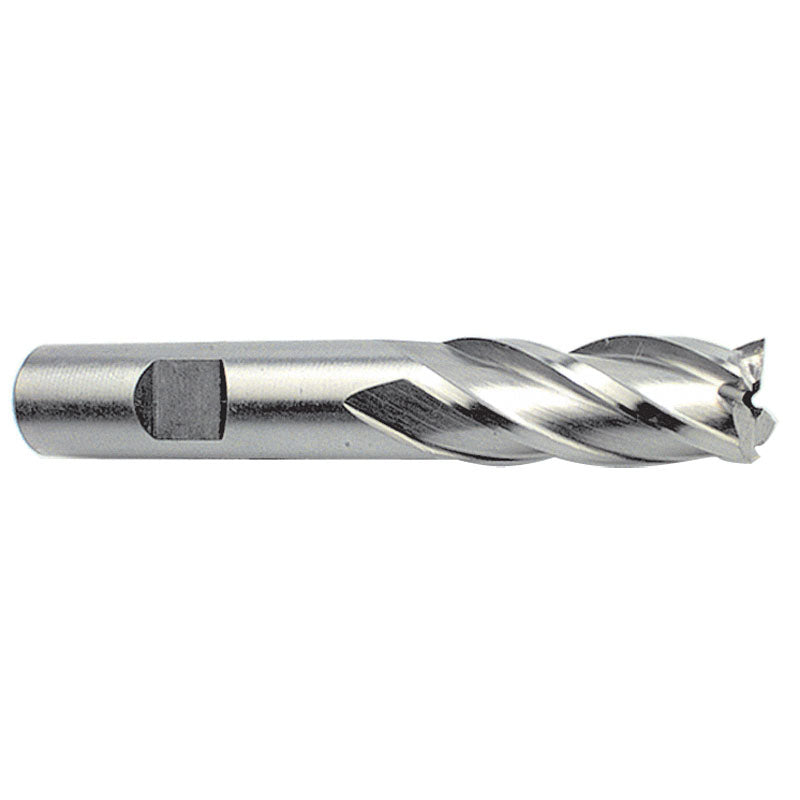 Morse Cutting Tools MT2143510 5/8" x 1/2" x 1 3/8" x 3 3/8" 4 Flute Single End HSS Finishing Non-Center Cutting End Mill-Uncoated Series/List #1897 Supply