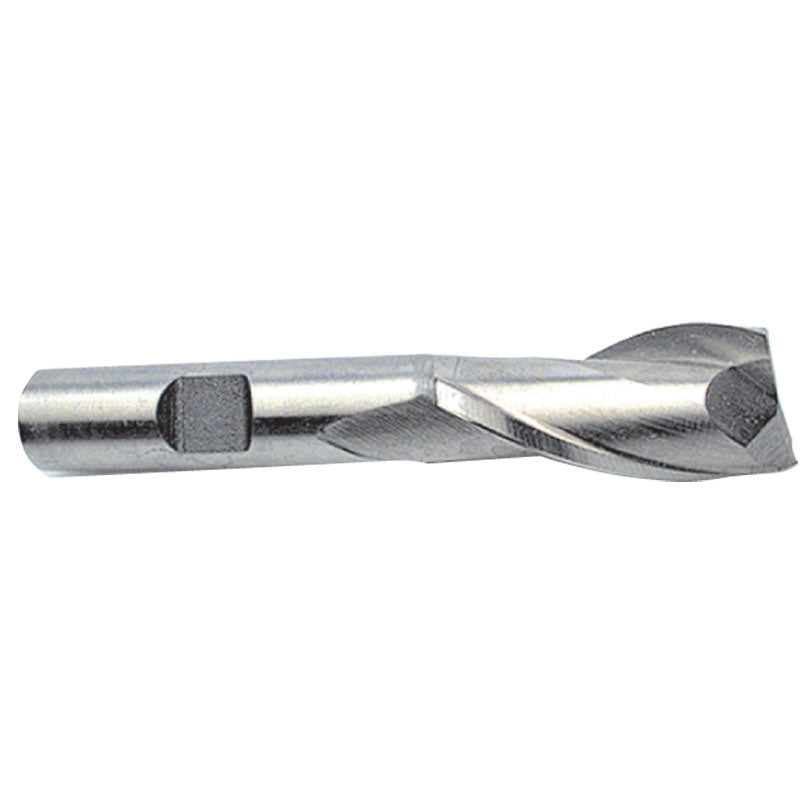 Morse Cutting Tools MT2343660 5/8" x 1/2" x 1 1/8" x 3 1/8" 2 Flute Single End HSS Finishing Center Cutting End Mill-Uncoated Series/List #1898 Online Hot Sale