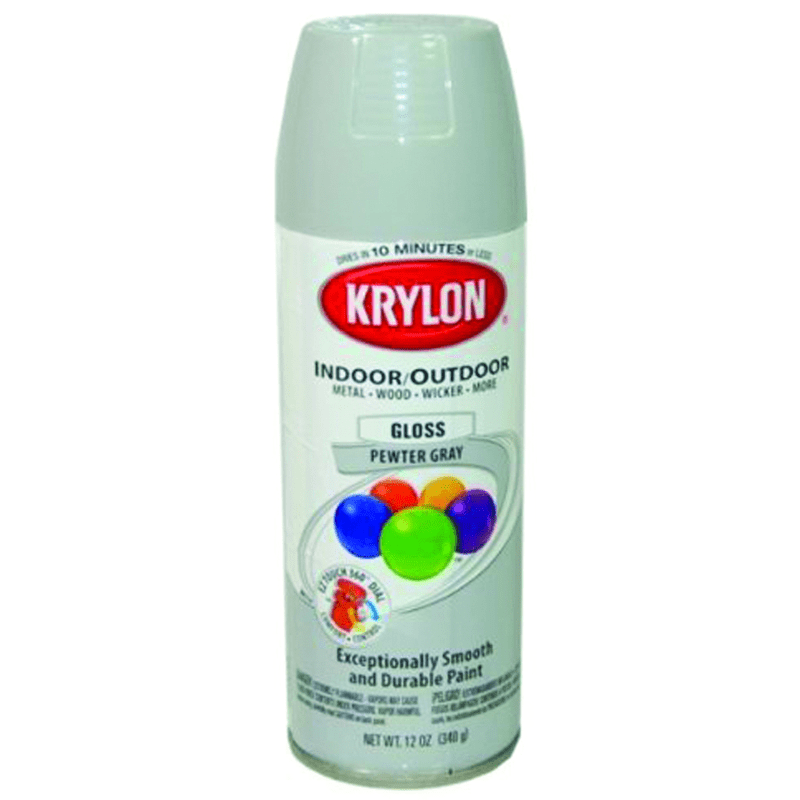Krylon LP40K1606 16OZ PEWTER GRAY Fashion