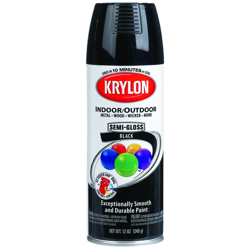 Krylon LP40K1601 16oz Gloss Black Spray Paint Hot on Sale