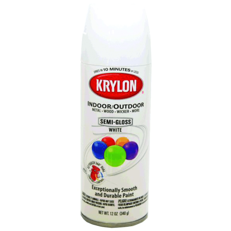Krylon LP40K1508 16oz Semi Gloss White Paint Online Sale