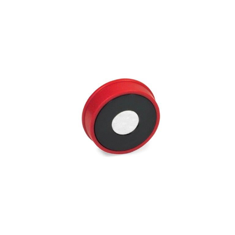 JW WINCO GN53.1-ND-18-RT MAGNET, DISC SHAPED, RED PLASTIC HOUSING on Sale