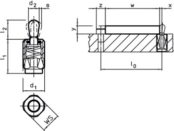 Lateral Plunger with thread, with seal – 22150.0420 Fashion