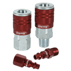 Legacy LX55A73410D Model A73410D–1/4" Body x 1/4" NPT Female (1 piece) – Red Industrial Coupler Hot on Sale
