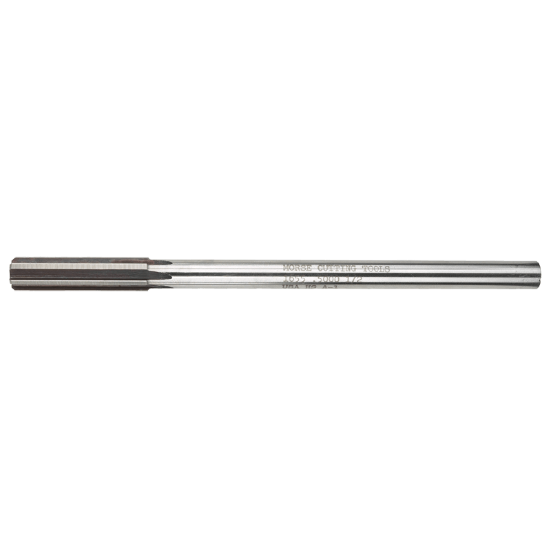 Morse Cutting Tools MT5322433 29/64" Dia. 6-Flute, Round Shank, Straight Flute, HSSCo, 7" OAL Chucking Reamer Series/List #2655 Online now
