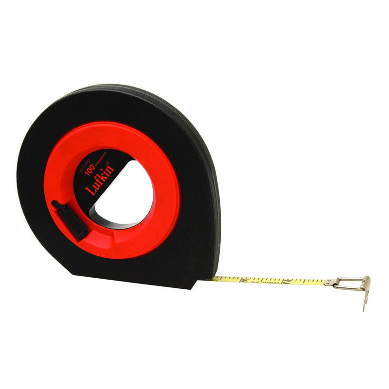Lufkin MZ50HYT100D #HYT100D – 3/8″ x 100′ – Hi-Viz® Speedwinder® Steel Tape Measure Fashion