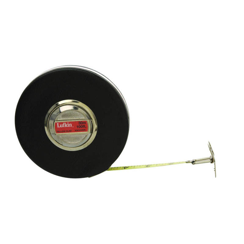 Lufkin MZ50HW226ME 10mm (3/8") x 30m (100′) Banner Yellow Clad Tape Measure Online Sale