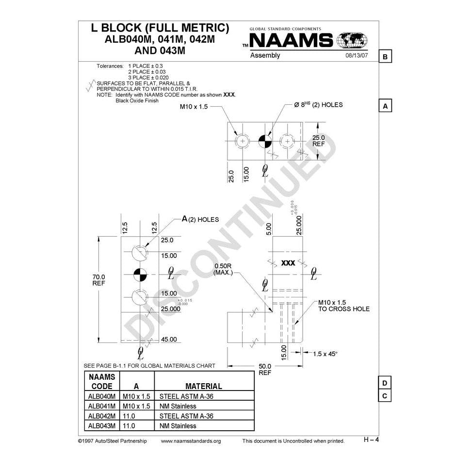 NAAMS L-Blocks ALB043M Hot on Sale