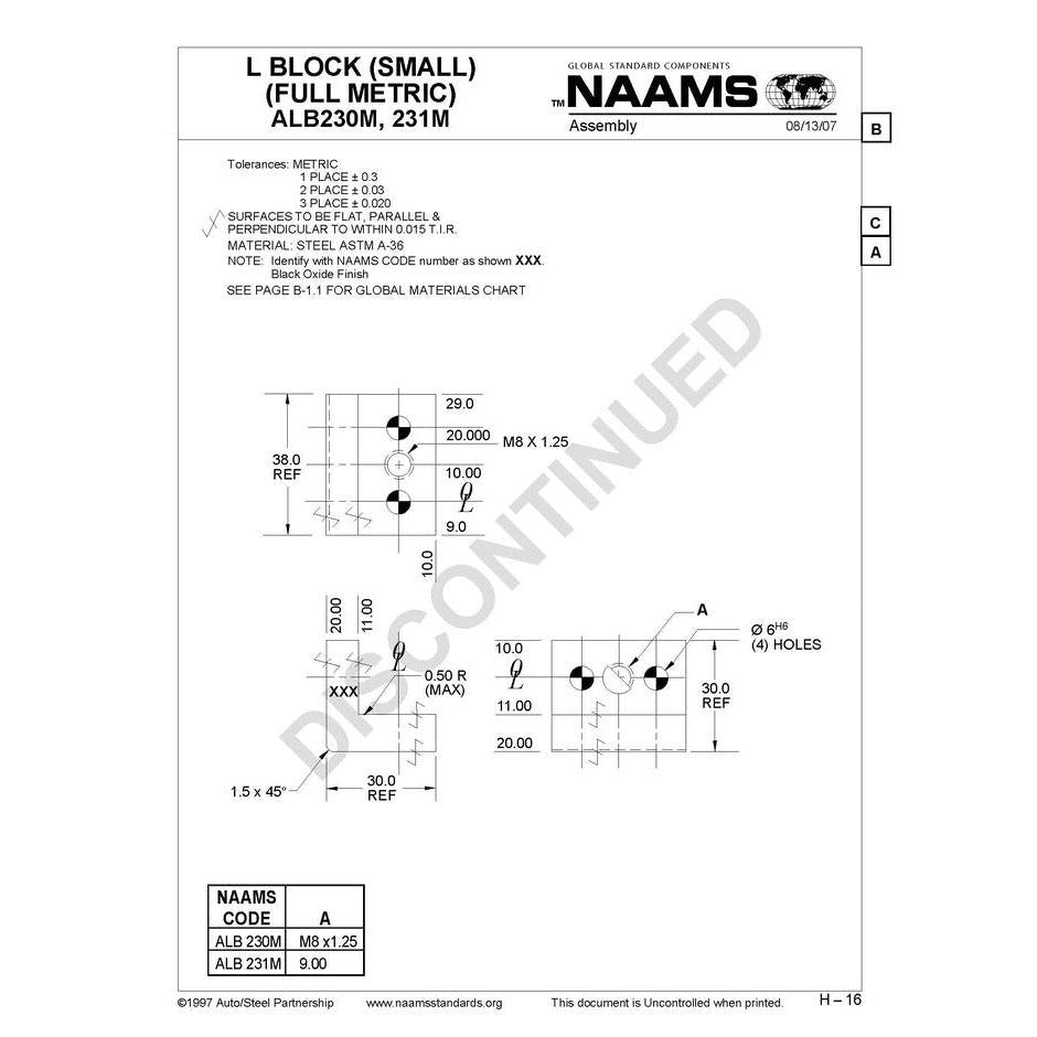 NAAMS L-Blocks ALB231M Supply