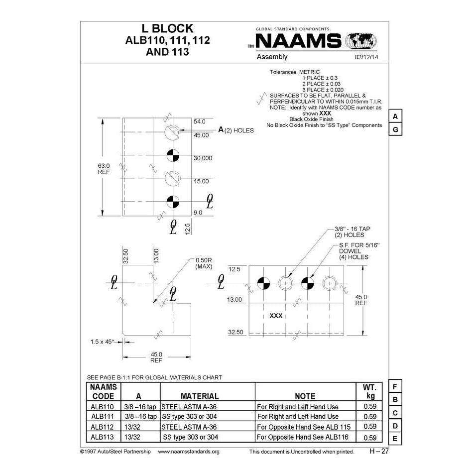 NAAMS L-Blocks ALB110 Online Sale