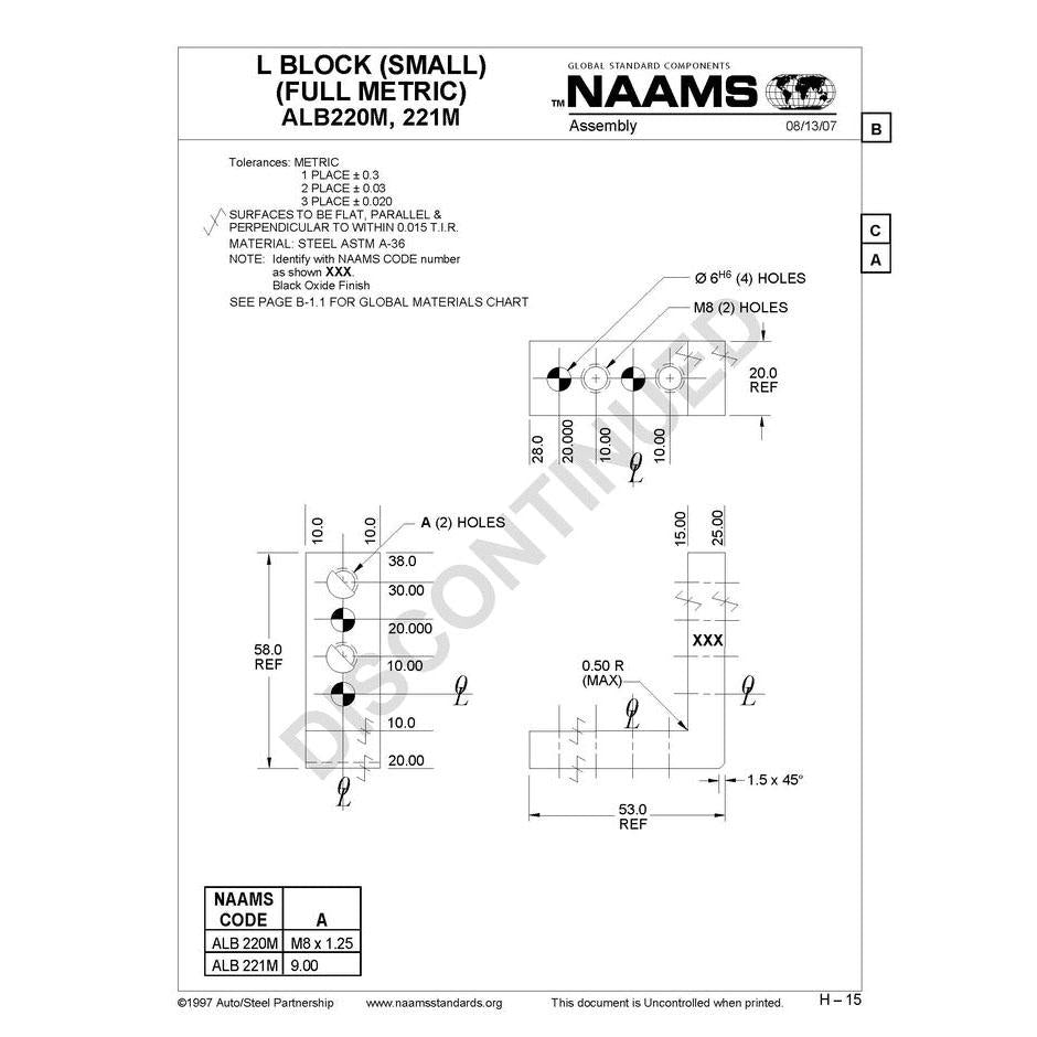 NAAMS L-Blocks ALB221M Fashion