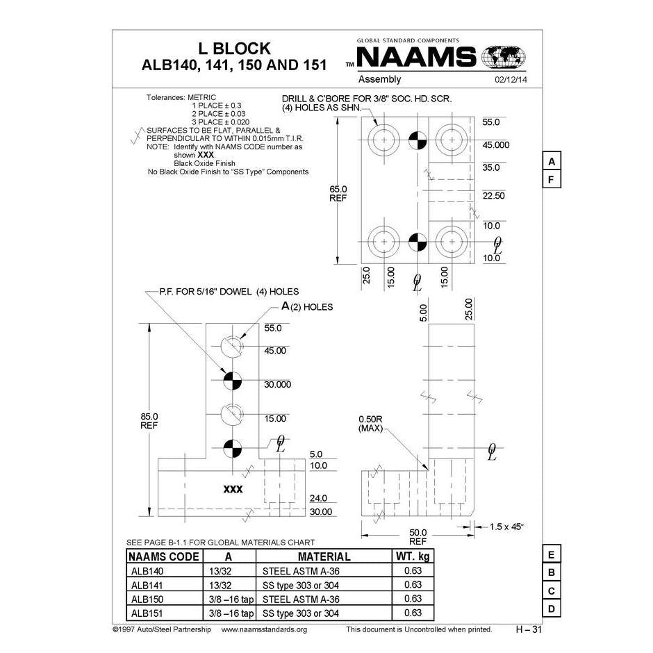 NAAMS L-Blocks ALB151 on Sale