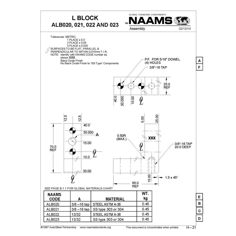 NAAMS L-Blocks ALB021 Fashion