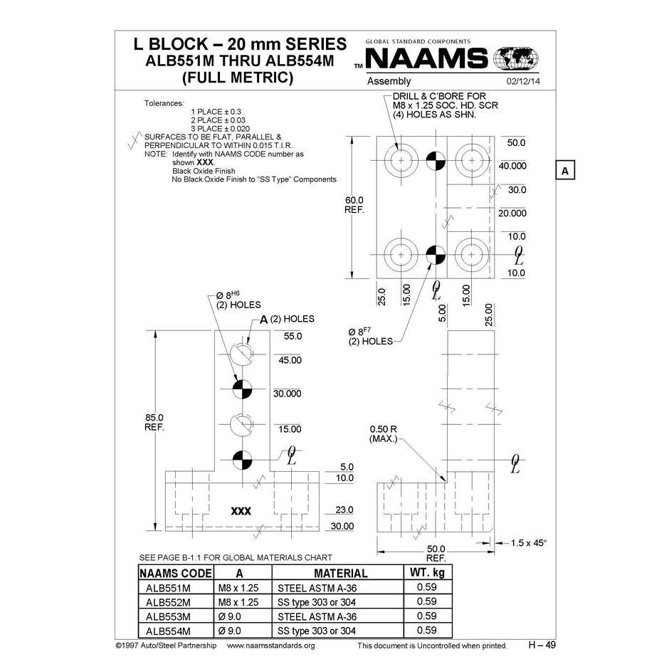 NAAMS L-Blocks ALB553M Online now