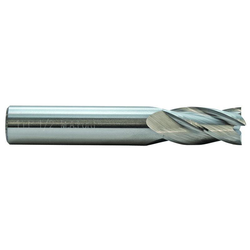 M A Ford DD1511079 5/64 Dia. 15/64 LOC 1-1/2 OAL 4 Flute Carbide S/E HP End Mill-Uncoated Alternate Manufacture # 11079 Sale