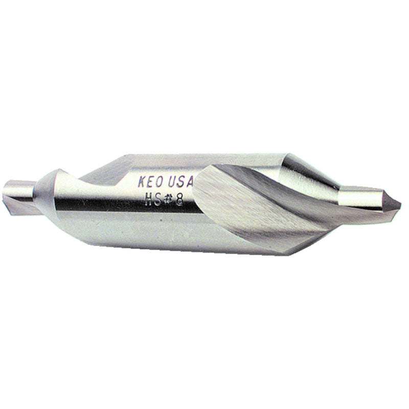 Keo AV4214515 #4.5 x 2-1/2" OAL 60 Degree HSSCoPM Plain Combined Drill and Countersink Uncoated Fashion