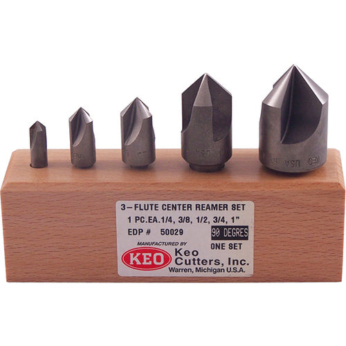 Keo AV4255749 5 PC SET 60 DEG 3FL CARB CSINK Discount
