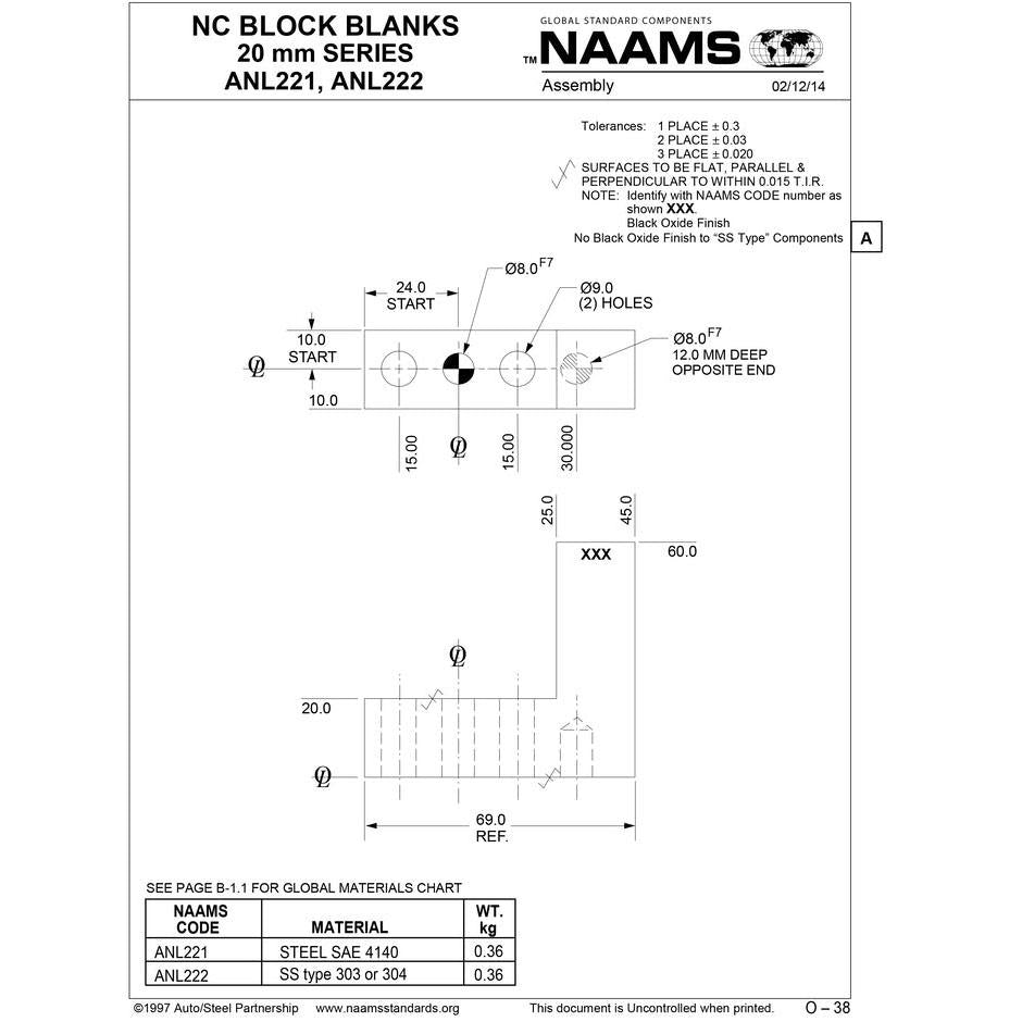 NAAMS NC Block ANL221 Online Hot Sale