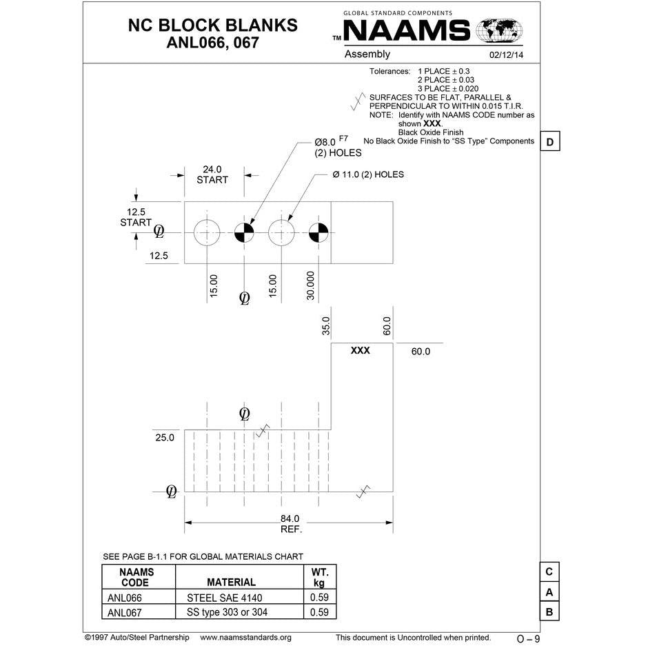 NAAMS NC Block ANL066 Online Hot Sale