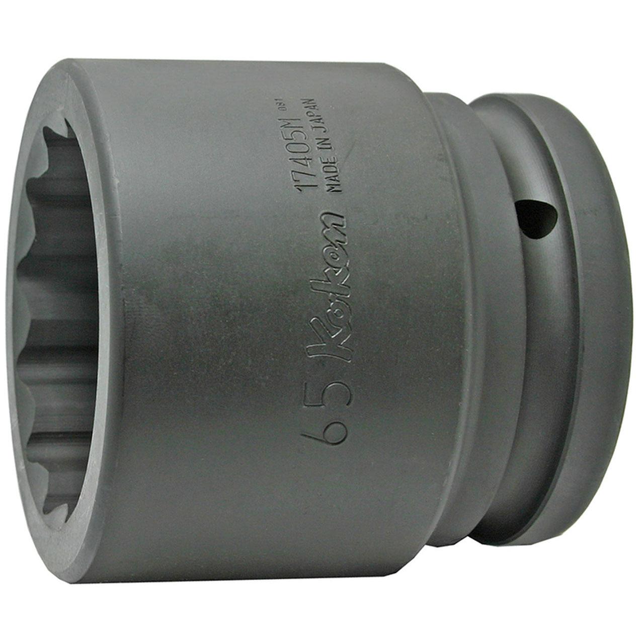 Ko-ken 17405M-70 1.1/2 Sq. Dr. Socket  70mm 12 point Length 100mm on Sale