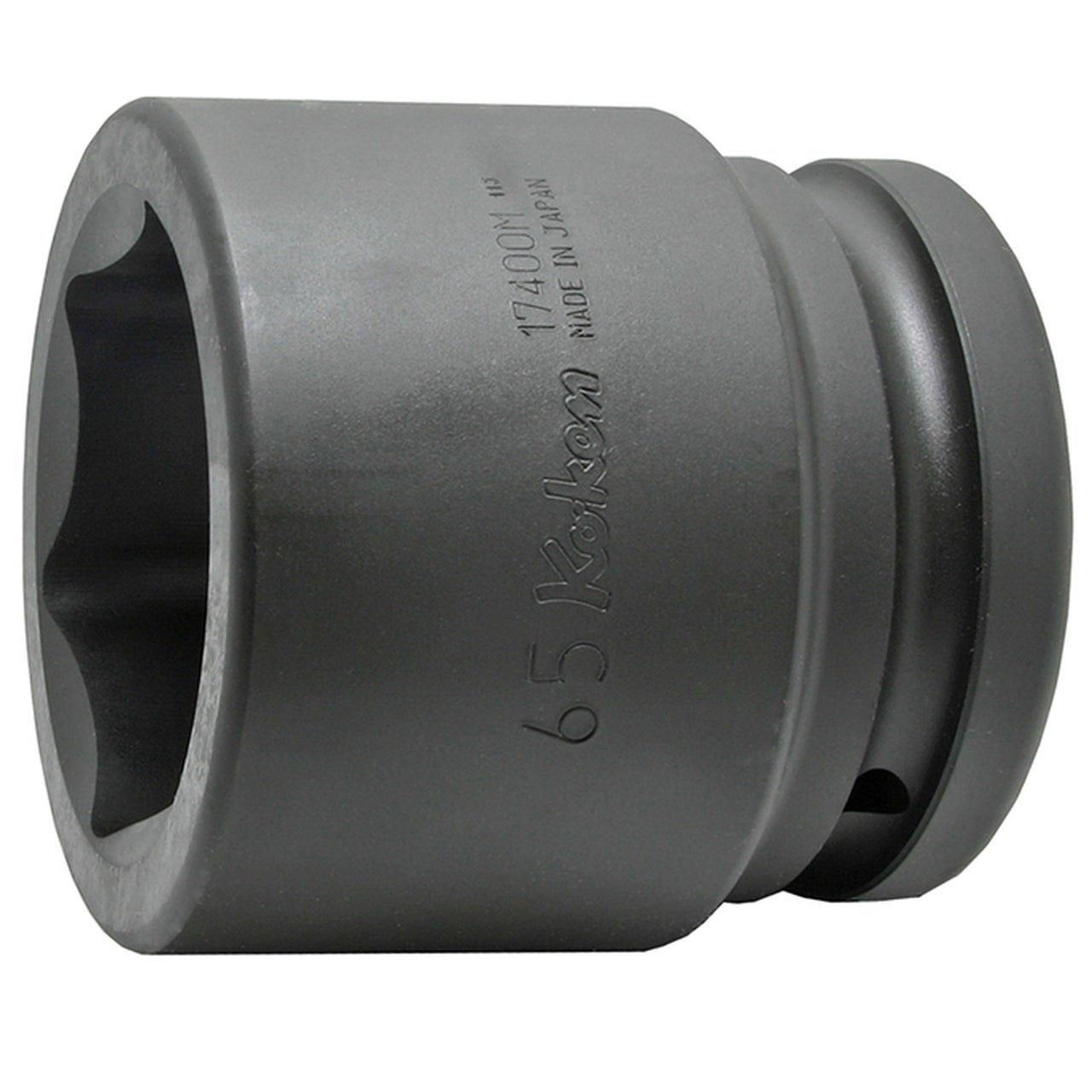 Ko-ken 17400M-95 1.1/2 Sq. Dr. Socket  95mm 6 point Length 112mm Fashion