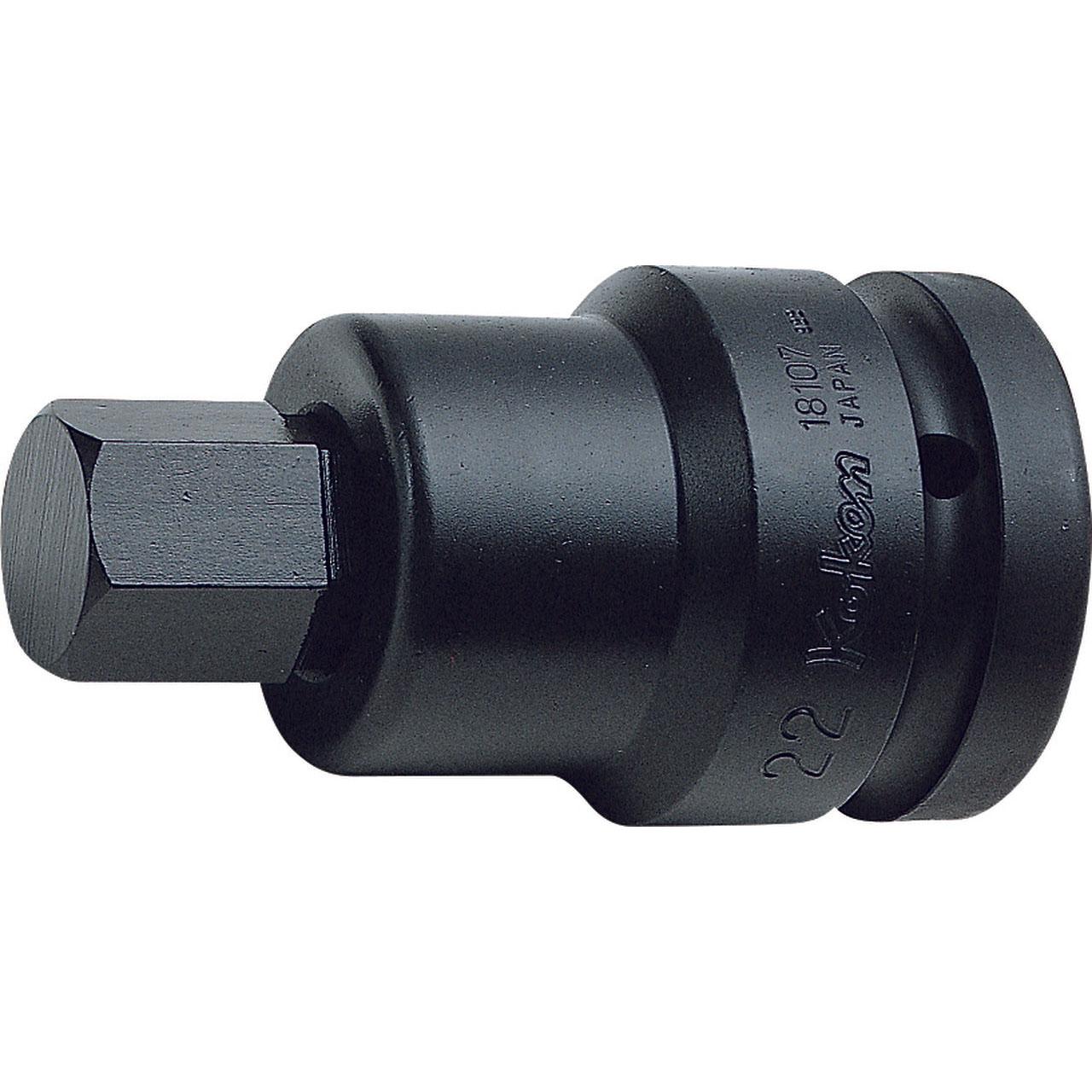 Ko-ken 18107.22-24 1 Sq. Dr. Bit Socket  24mm Hex Length 98mm Supply