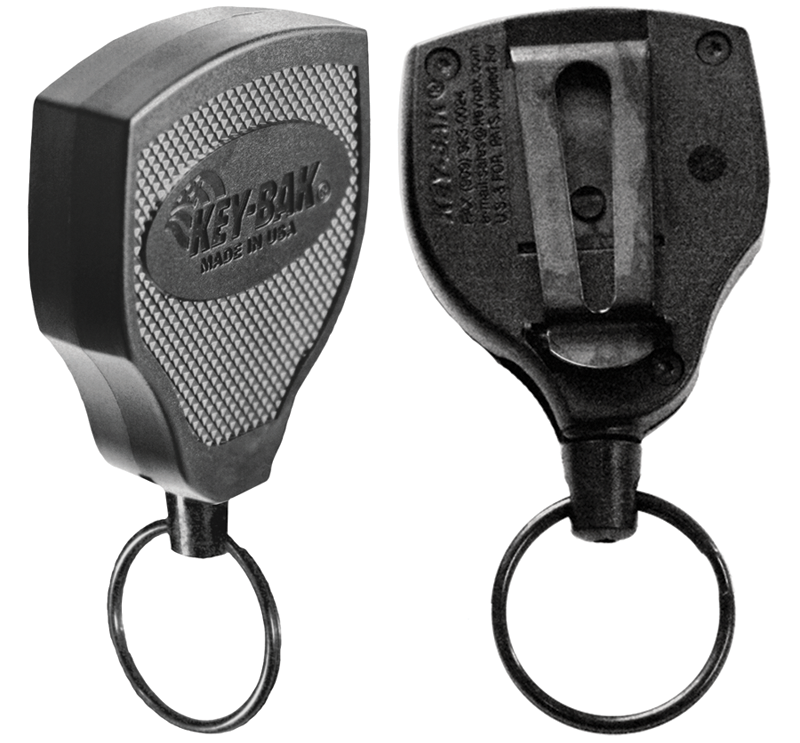 Key-Bak RP650S48803 Model: S48K – Super 48" Kevlar Cord Key Reel with Belt Clip – Kevlar Cord – Split Ring Attachment Online now