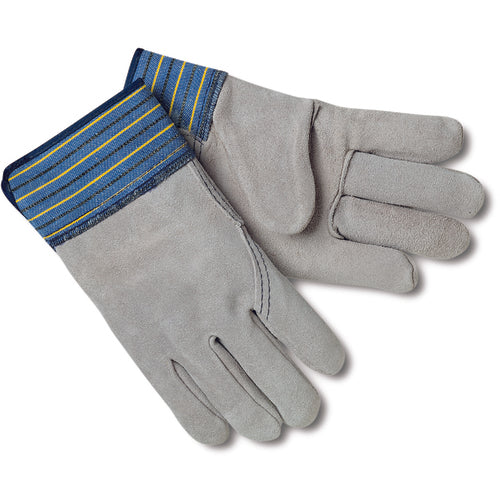 Memphis KB511417XL Select Shoulder Leather Palm Gloves – Full Leather Back – 2-1/2″ Plasticized Safety Cuff – Size X-Large Hot on Sale