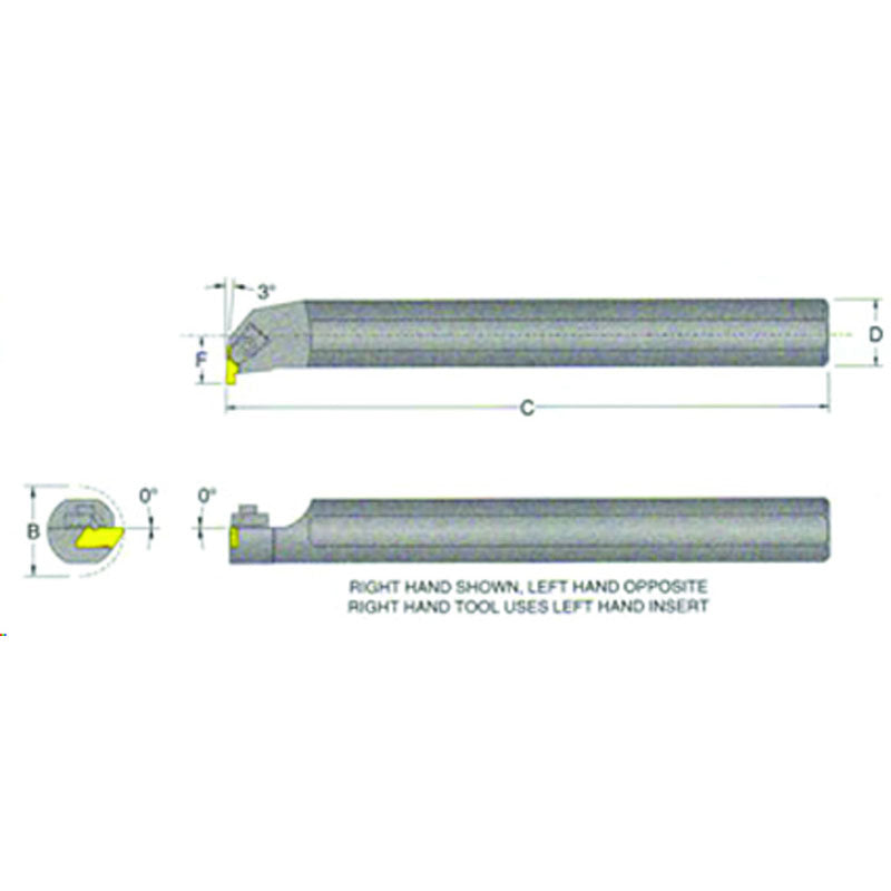 Maxx Edge ME2210280 S12NEL2 Top Notch Boring Bar 3/4 Shank Sale