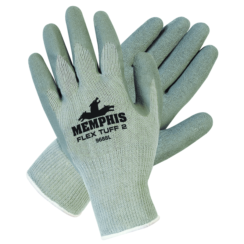 Memphis KB519688M MCR Safety NXG Gloves -10 Gauge Cotton / Polyester Shell – Latex Palm and Fingers – Size Medium Online now