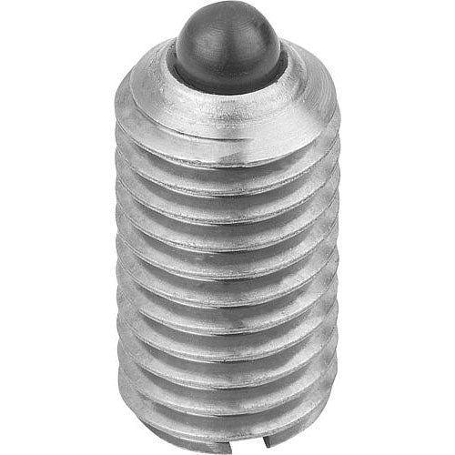 KIPP K0314.16 SPRING PLUNGER STANDARD SPRING FORCE D=M16 L=24, STAINLESS STEEL, COMP:PIN STAINLESS STEEL Hot on Sale