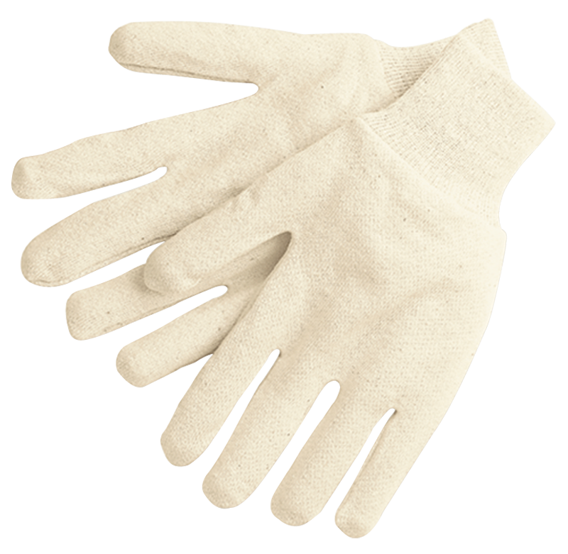 Memphis KB518000I Natural 8 Ounce Jersey Gloves – Reversible Pattern – Knit Wrist – Size Large Online Sale