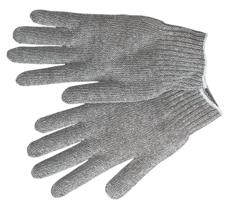 Memphis KB519637L Gray String Knit 9637 Cotton Gloves – Size Large Sale