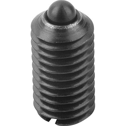 KIPP K0313.216 SPRING PLUNGER INTENSIFIED SPRING FORCE D=M16, L=24, STEEL, COMP:PIN STEEL, PU=10 Hot on Sale