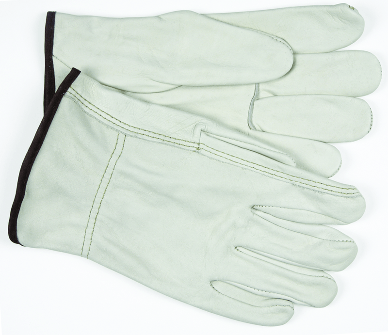 Memphis KB513203M Full Leather/Straight Thumb 3203 Unlined Drivers Gloves – Size Medium Hot on Sale