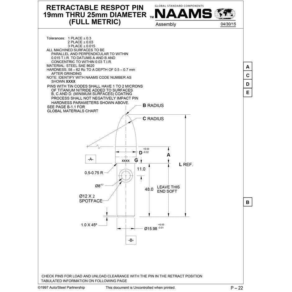 NAAMS Respot Pin ARP193R Online now